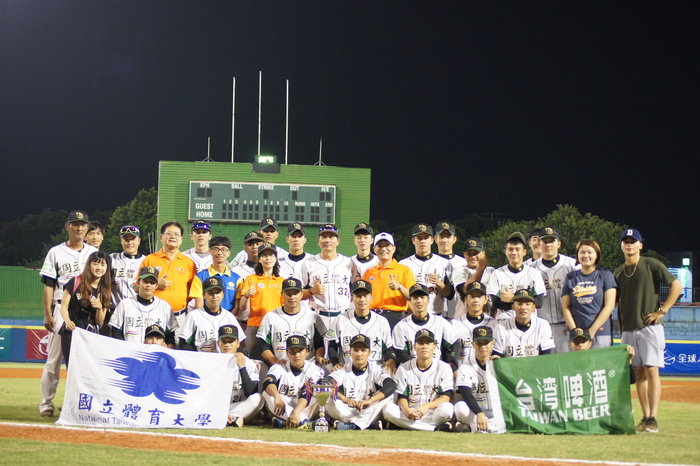 棒球隊獲106年梅花旗大學棒球錦標賽亞軍